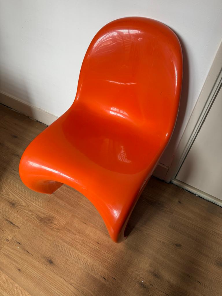 Originele 1975 oranje Panton stoel, Ophalen
