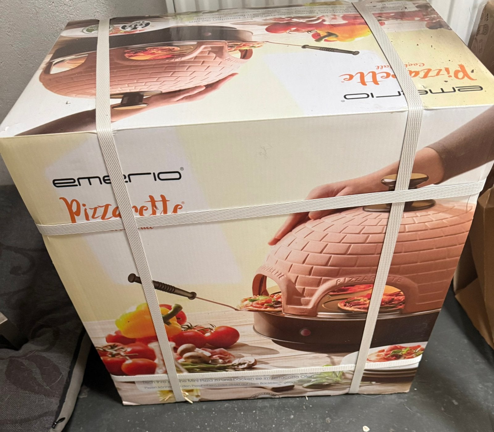 VERKOCHT Emerio pizzarette voor 6 personen, Witgoed en Apparatuur, Gourmetstellen, Ophalen, Nieuw, 4 t/m 7 personen