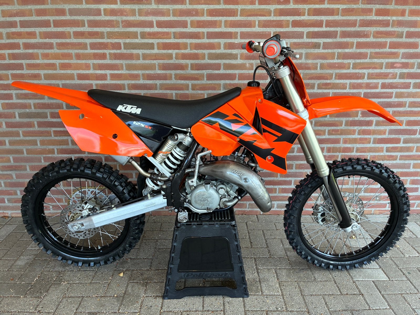 KTM SX 125 2004, 1 cilinder, Gebruikt, Bedrijf, Crossmotor