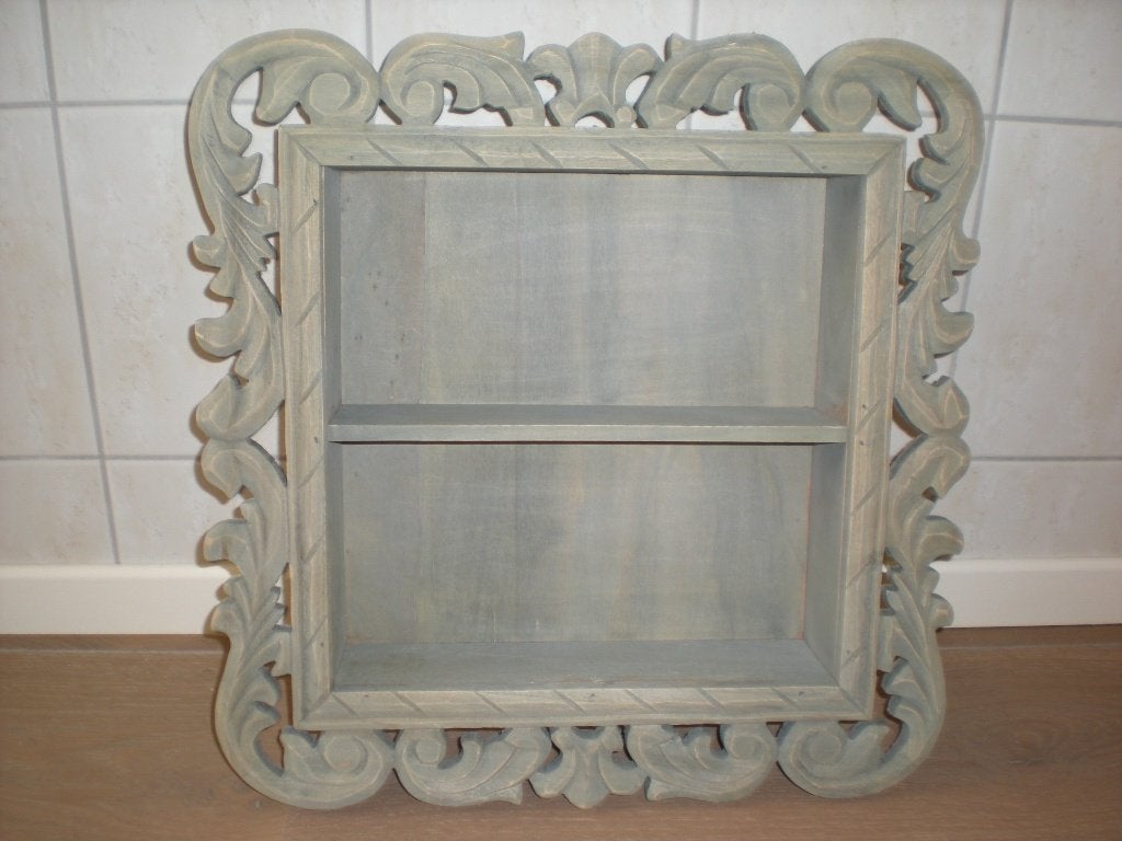 te koop 3 enige Franse vitrine hangkastjes, Huis en Inrichting, Kasten | Vitrinekasten, Met plank(en), Zo goed als nieuw, Minder dan 100 cm