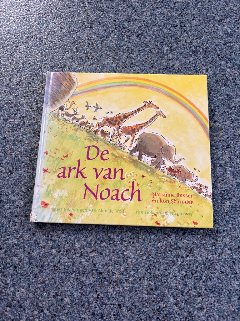 De ark van Noach- gelezen- in goede staat, Boeken, Kinderboeken | Kleuters, Gelezen, Marianne Busser en Ron Schröder, Fictie algemeen