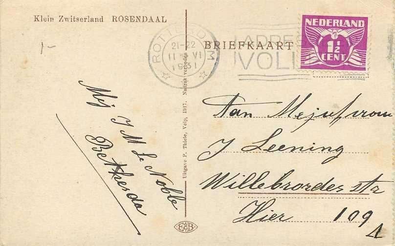 380-911-001 Rozendaal Klein Zwitserland, Verzenden, Voor 1920, Gelderland