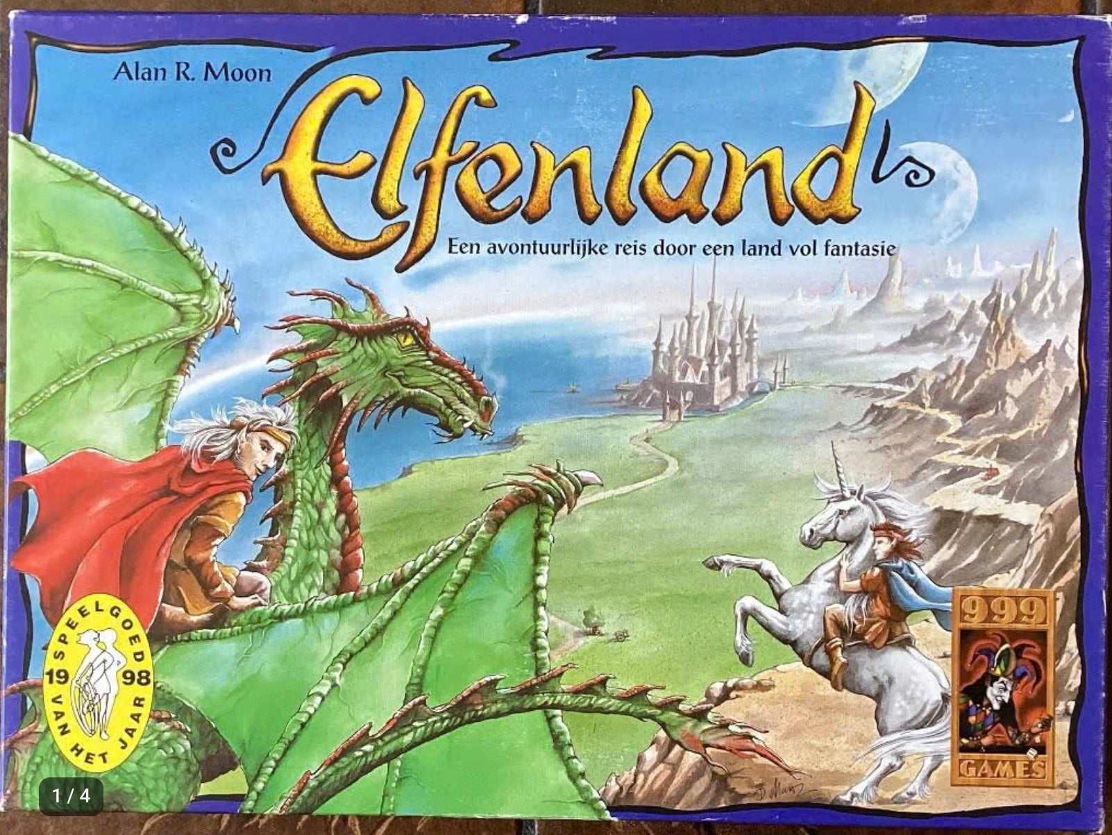 999 Fantasy bordspel Elfenland, Ophalen of Verzenden, Zo goed als nieuw, 999 Games