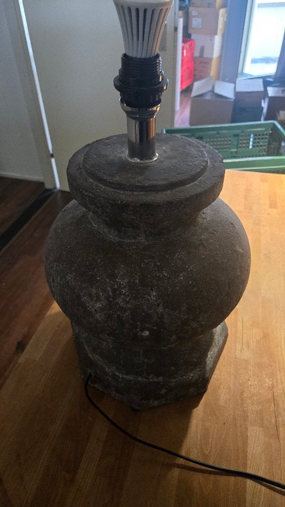 Kruiklamp zwaar en robuust., Ophalen, Gebruikt, Beton, E27 (groot)