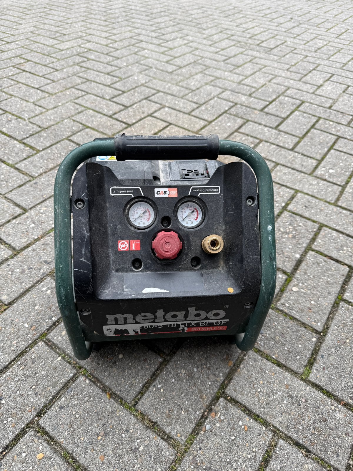 Metabo accu compressor, Doe-het-zelf en Verbouw, Minder dan 25 liter, Ophalen, Minder dan 200 liter/min