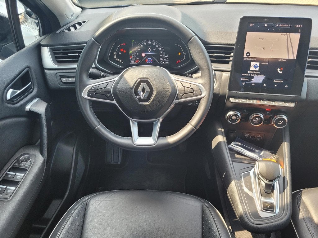 Renault Captur 1.3 TCe 140 Intens | Automaat | Leder | Stoel, Auto's, Renault, Gebruikt, 4 cilinders, Blauw, Bedrijf