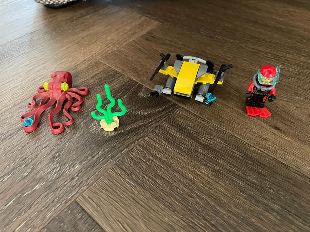 Lego City: Diepzee duik scooter 60090, Compleet, City, Lego, Ophalen of Verzenden
