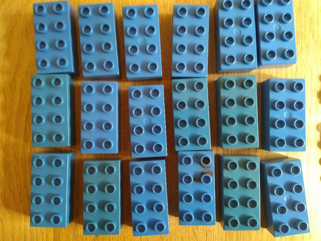 vintage Duplo blokken jaren 70 Lego, Ophalen of Verzenden, Gebruikt, Losse stenen, Duplo