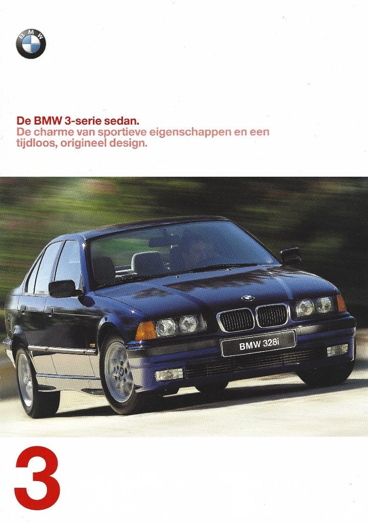 Brochure BMW 3 serie 1997, Ophalen of Verzenden, Gelezen, BMW
