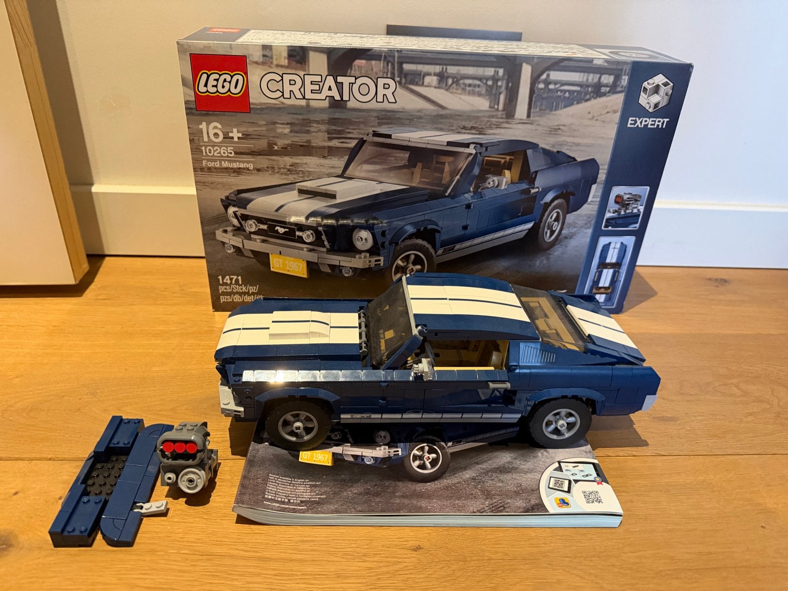 LEGO Creator Expert 10265 Ford Mustang, Kinderen en Baby's, Speelgoed | Duplo en Lego, Ophalen, Lego, Zo goed als nieuw, Compleet