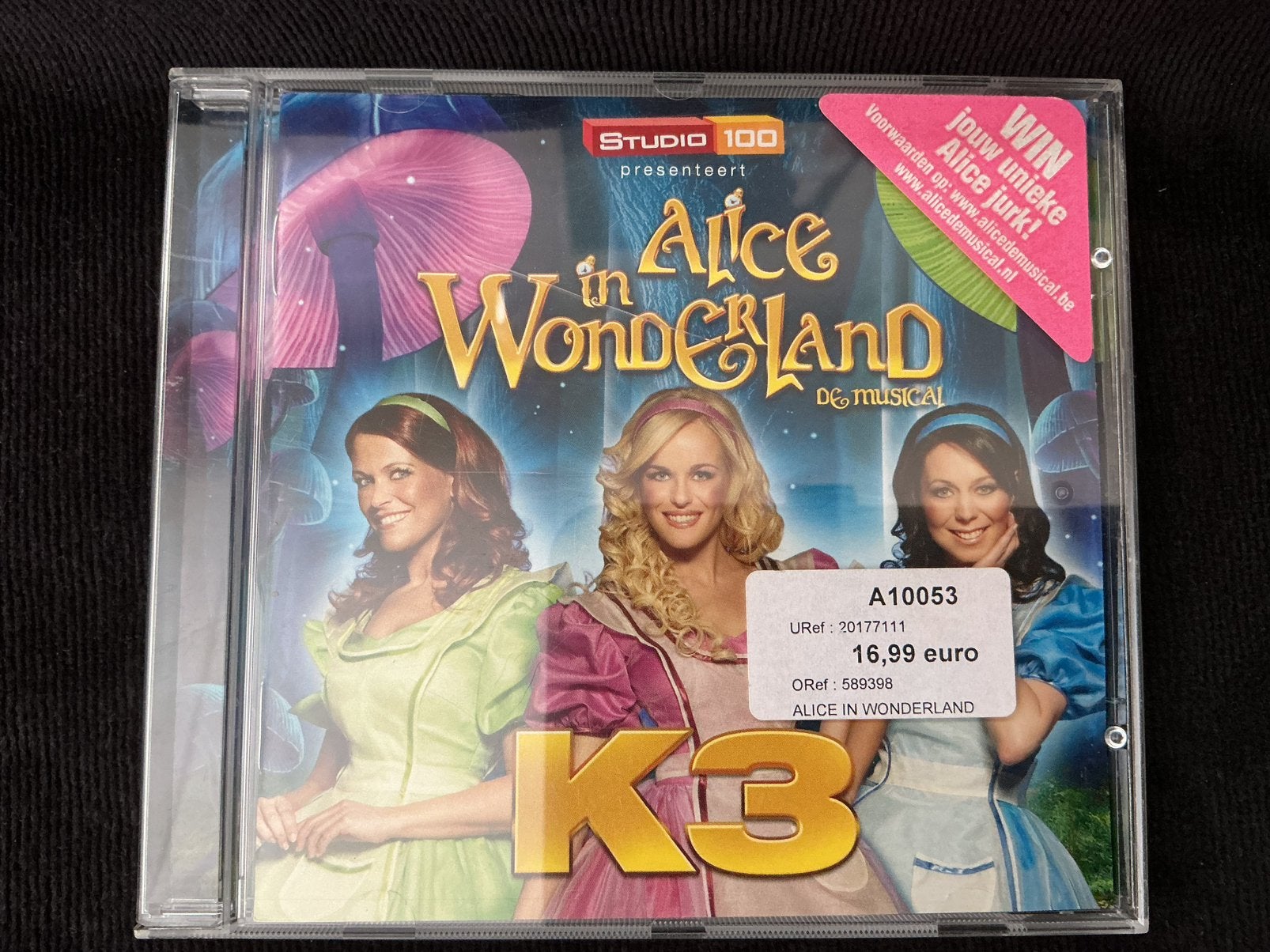 K3, Alice in Wonderland, De Musical cd, Ophalen of Verzenden, Gebruikt