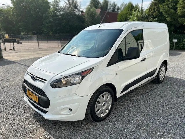 Ford TRANSIT TRANSIT CONNECT ! 3-ZITS ! EX-BTW, Stof, Gebruikt, 4 cilinders, Wit