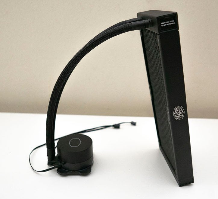 Cooler Master ML240L waterkoeler met controller zonder fans, Computers en Software, Ophalen of Verzenden, Gebruikt, Waterkoeling