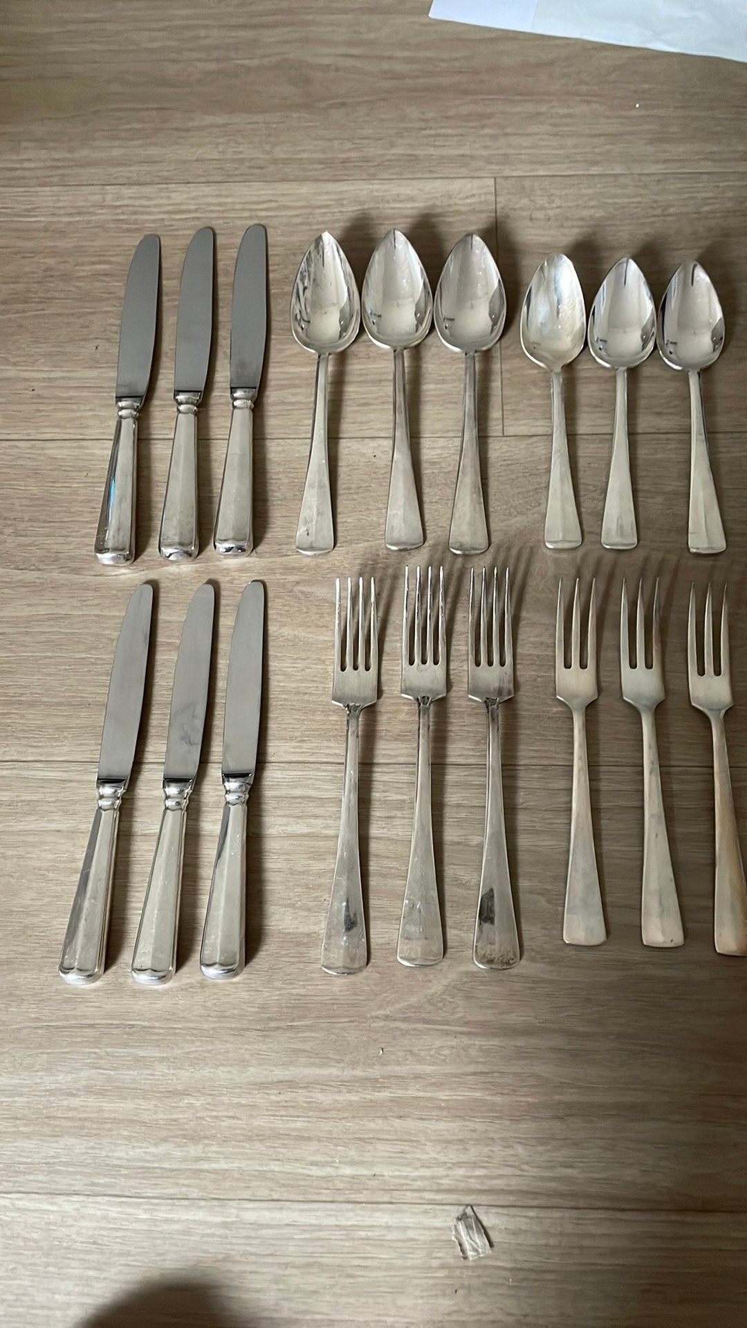 Verzilverd bestek (uitbreidingset) Sola 100 Haags lofje, Ophalen of Verzenden, Zo goed als nieuw, Sola, Zilver