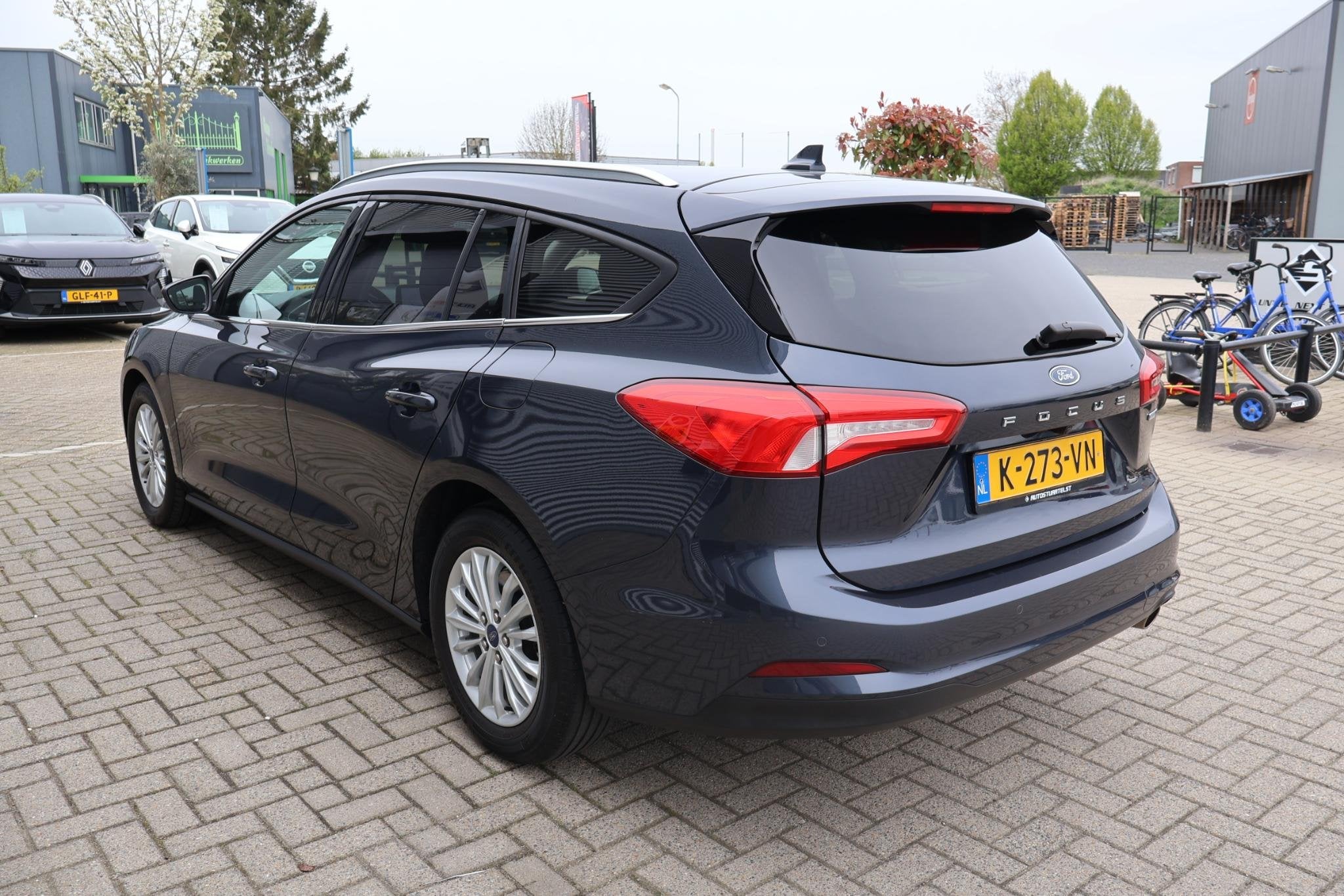 Ford Focus Wagon 1.0 Titanium X Business 1e Eigenaar | Volle, Gebruikt, Automatische klimaatregeling, Blauw, Origineel Nederlands