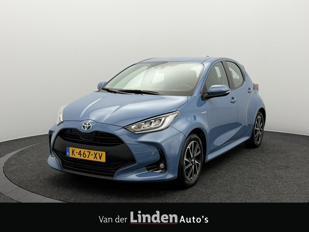 Toyota Yaris 1.5 Hybrid Dynamic | Fabrieksgarantie | Trekhaa, Gebruikt, Blauw, 49 €/maand, Bedrijf