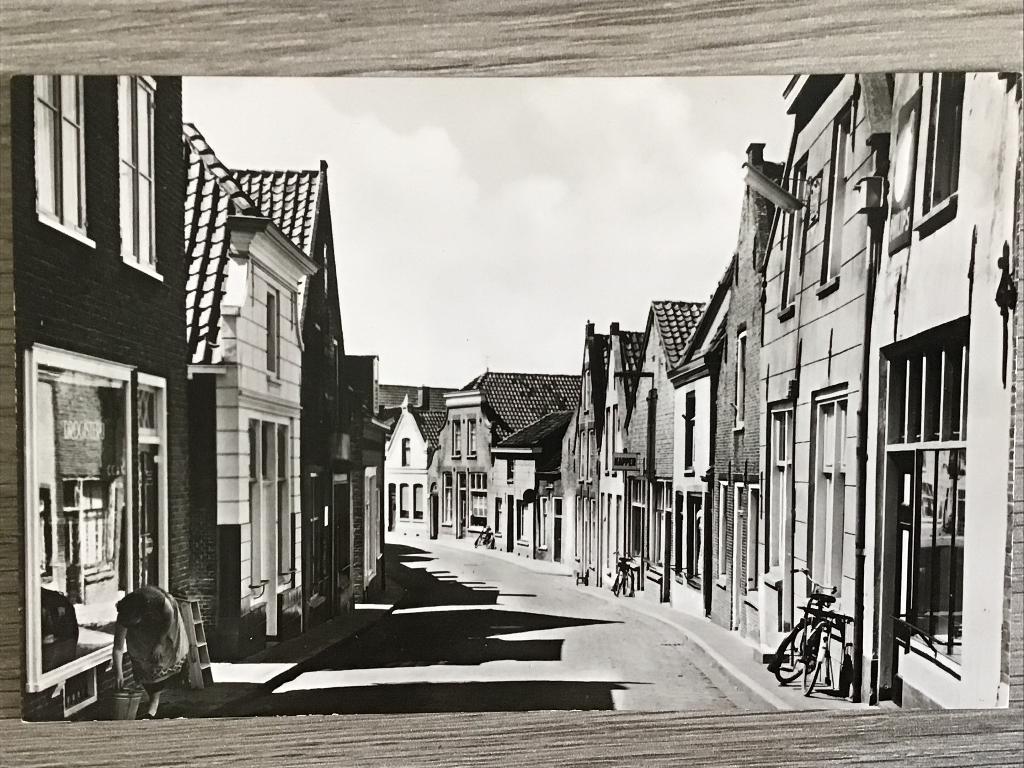 Zuidland Dorpsstraat 1959, Verzenden, 1940 tot 1960, Gelopen, Zuid-Holland