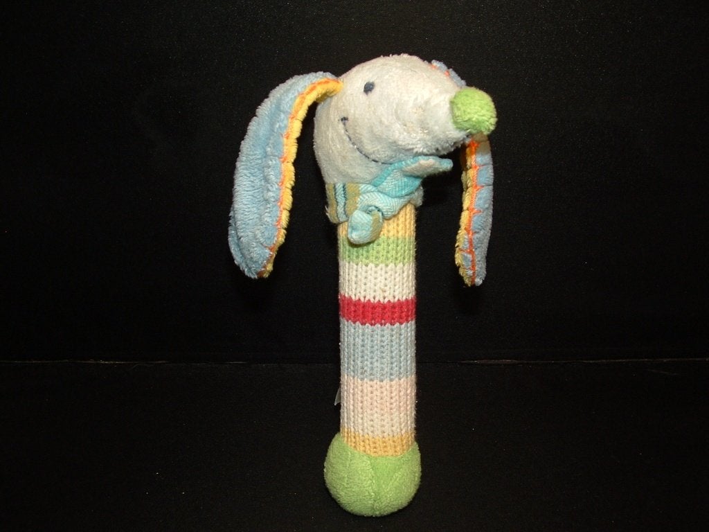 HAPPY HORSE HOND TECKEL BLUE DOG DINKEY RATTLE, Verzenden, Nieuw, Overige typen