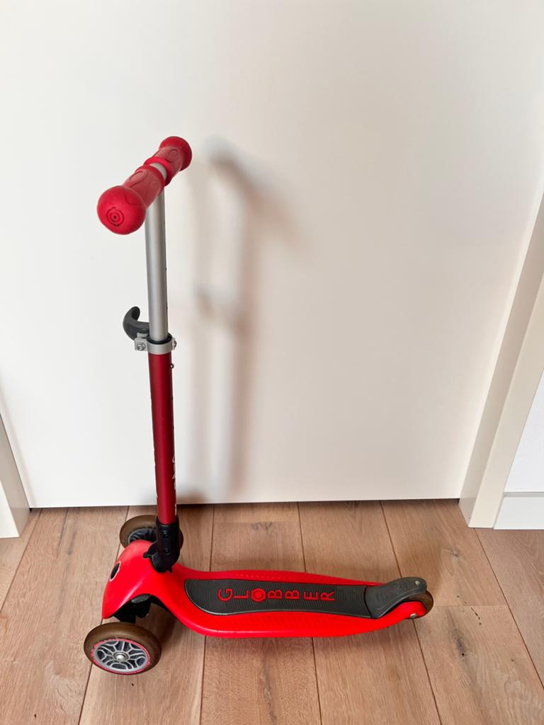 Globber step rood, Ophalen, Gebruikt, Gewone step