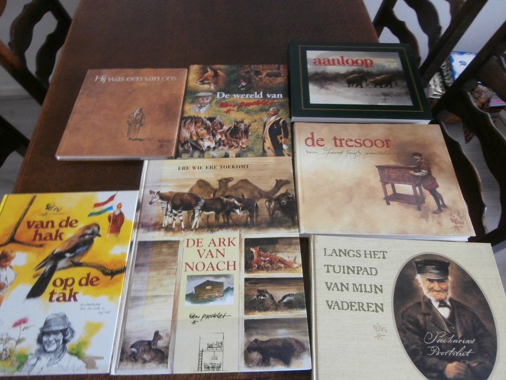 Boek Rien Poortvliet Tresoor Ark van Noach Hak op tak Tuinpa