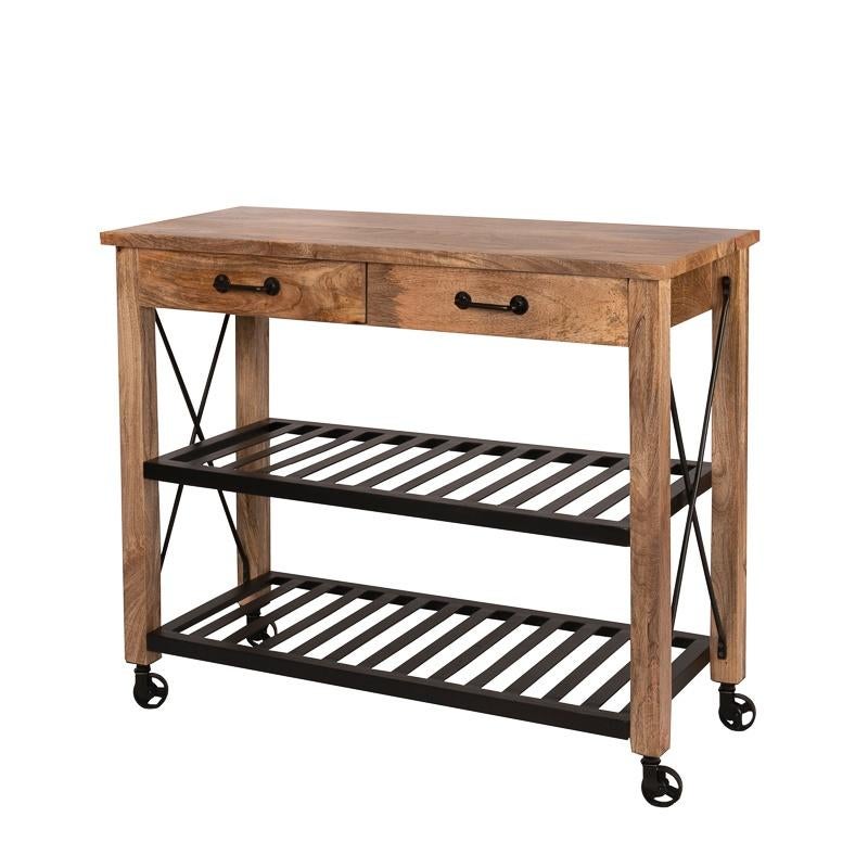SHOWROOM Keuken Trolley Keukenwagen Keukenkar Fruitkar Kar, Info@dehanzeherten.nl, 100 tot 150 cm, Zwart, Nieuw