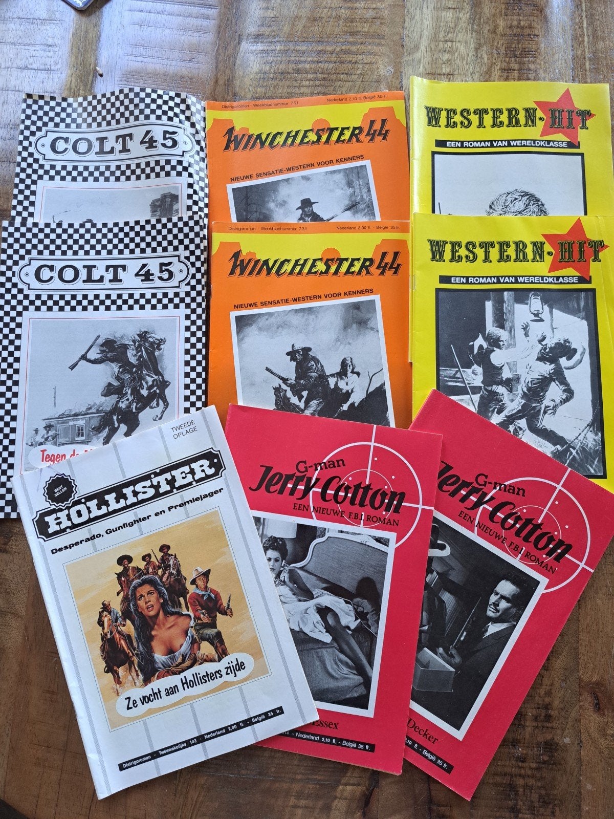 Collectie Western en FBI Romans - Colt 45, Jerry Cotton, Ophalen of Verzenden, Gelezen, Diverse auteurs, Nederland