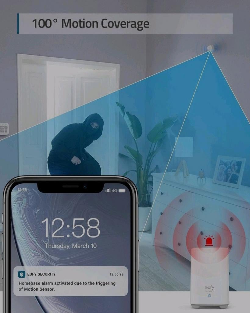 De Eufy Security 5-Piece Home Alarm Kit Nieuw!, Ophalen of Verzenden, Nieuw