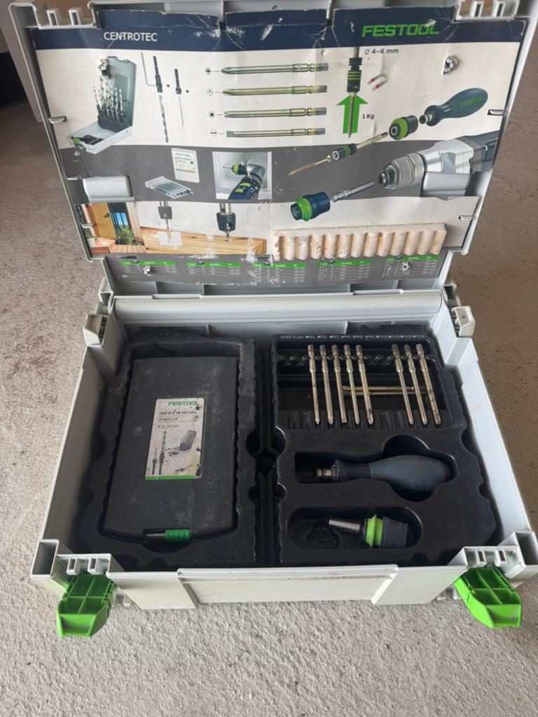 Festool centrotec set, Doe-het-zelf en Verbouw, Ophalen of Verzenden, Zo goed als nieuw