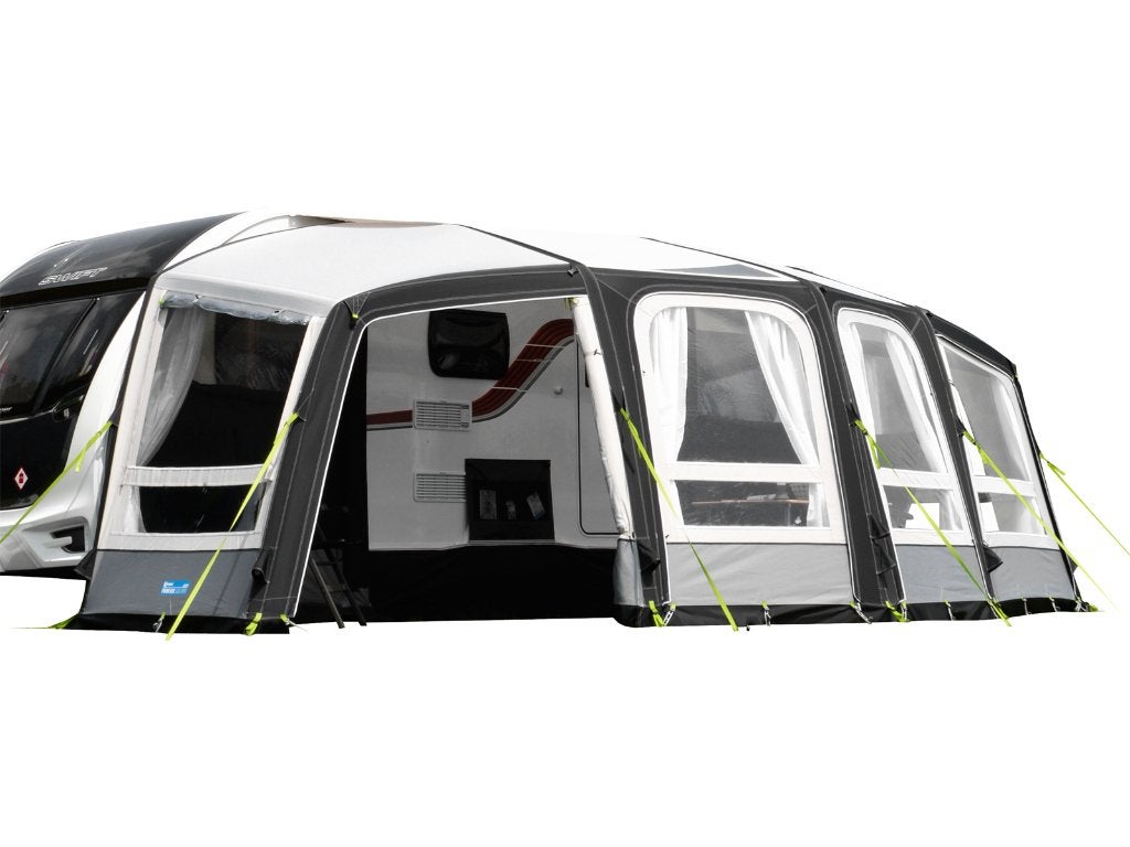 Kampa Frontier air pro 300 oppompbare voortent, Caravans en Kamperen, Ophalen, Gebruikt, Polyester, Overige merken