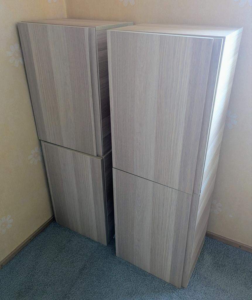 5x IKEA GODMORGON wandkastje met deur, eiken, Huis en Inrichting, Badkamer | Badkamermeubels, Ophalen, Minder dan 50 cm, Zo goed als nieuw