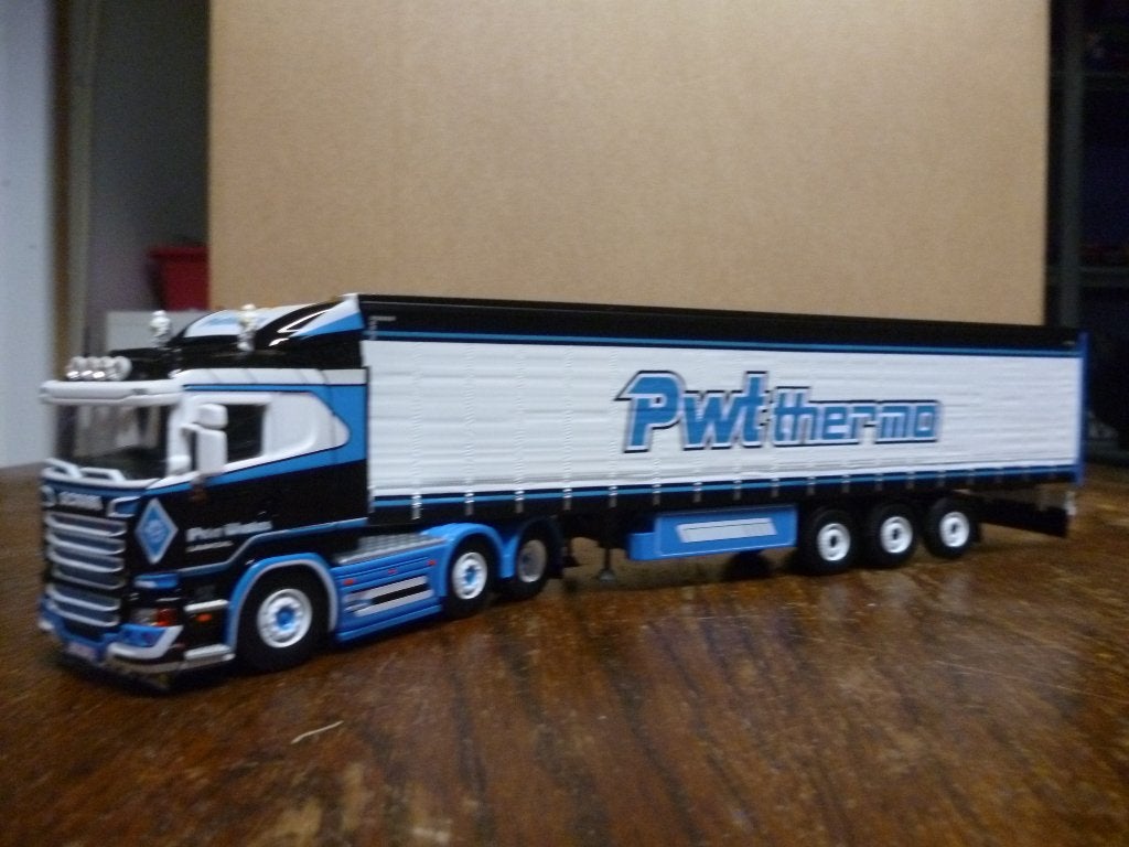 Tekno Scania R Peter Wouters met certificaat, Ophalen of Verzenden, Nieuw, Bus of Vrachtwagen, Tekno