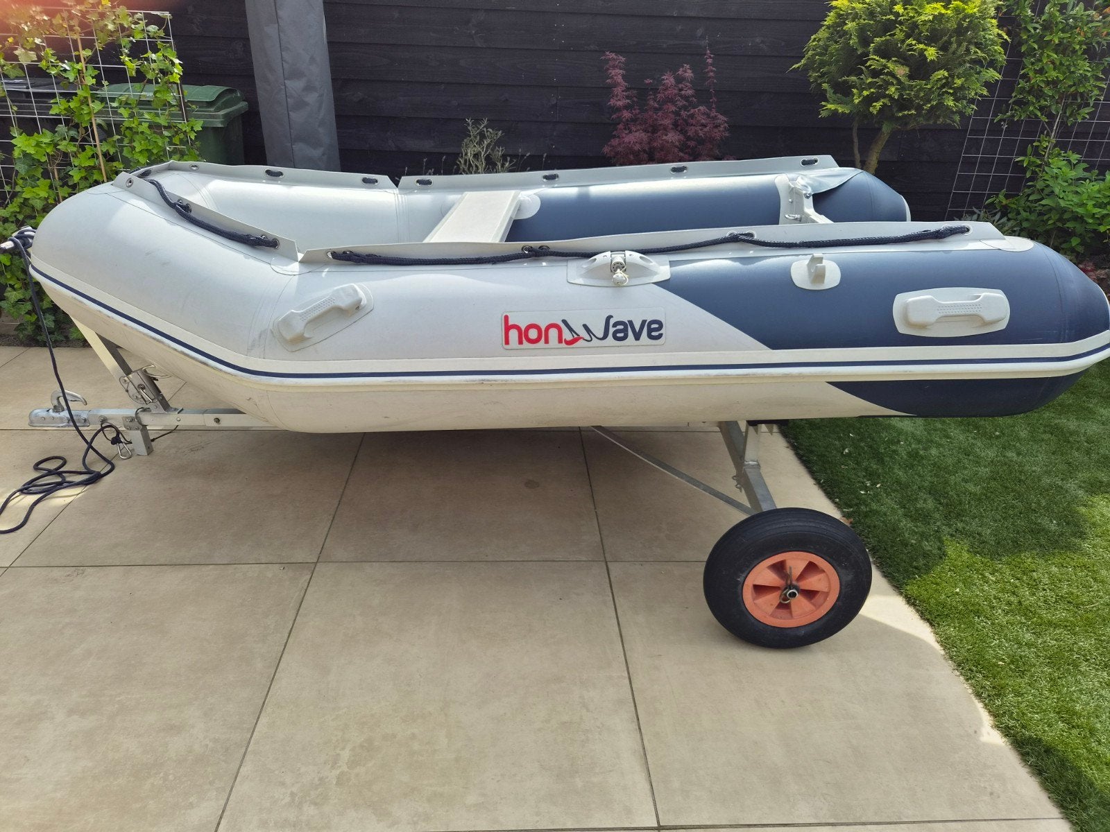 Honda Honwave T27-IE3 Rubberboot met Airdeck en trailer, Airdeck, Nieuw, Buitenboordmotor, Ophalen