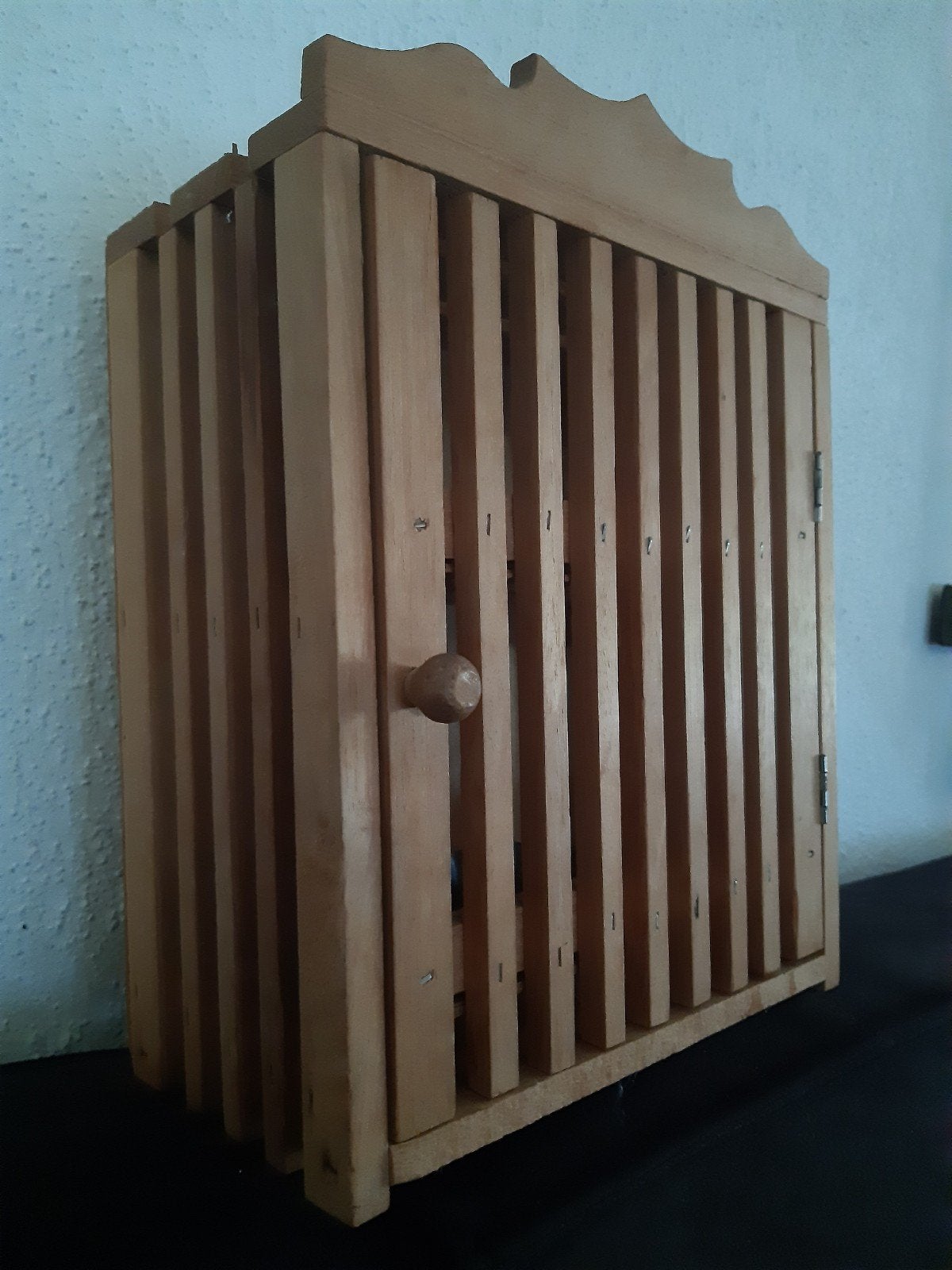 Houten eierkastje houder rek,stoer brocante landelijk, Ophalen of Verzenden