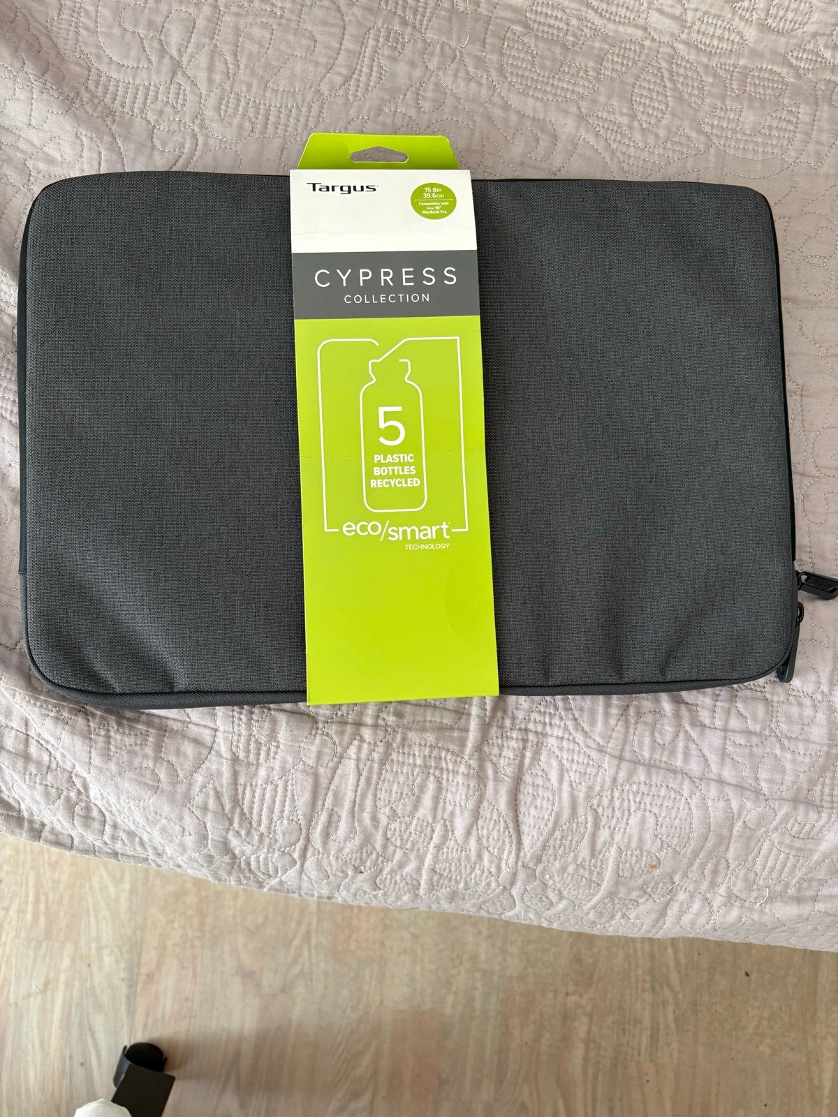Targus Cypress Laptophoes 15.6 inch - Nieuw, Gevoerd laptopvak, 15 inch, Grijs, Nieuw