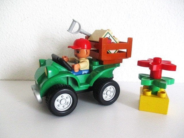 duplo Quad met boer 5645, Ophalen of Verzenden, Zo goed als nieuw, Complete set, Duplo
