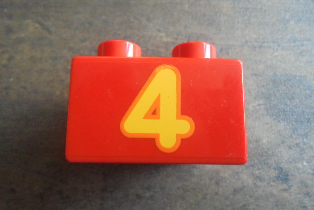 Lego Duplo Brick 2x2 (zie foto's) 3, Ophalen of Verzenden, Gebruikt, Losse stenen, Duplo