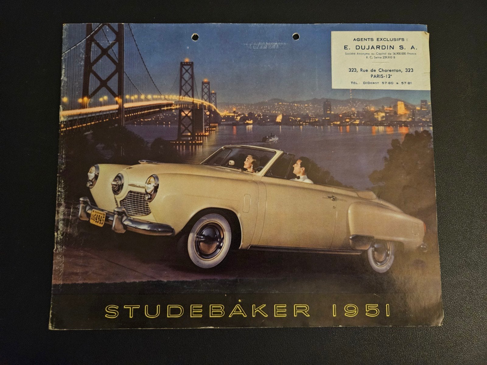 Brochure Studebaker 1951 USA, Ophalen of Verzenden, Zo goed als nieuw, Overige merken