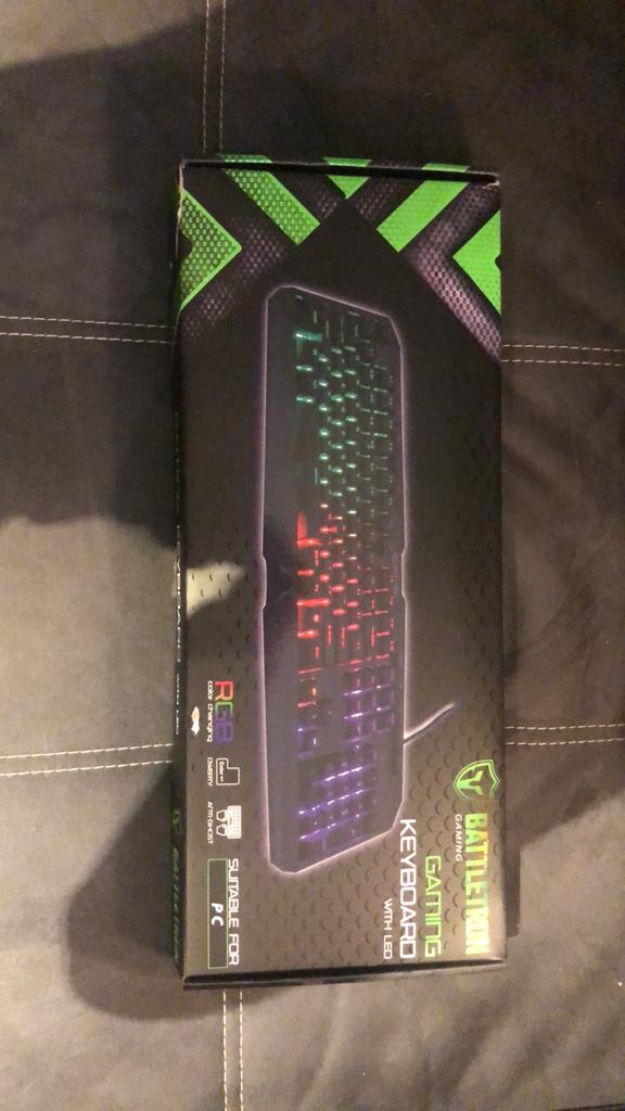 Battletron gaming keyboard. Te koop!, Ophalen, Zo goed als nieuw