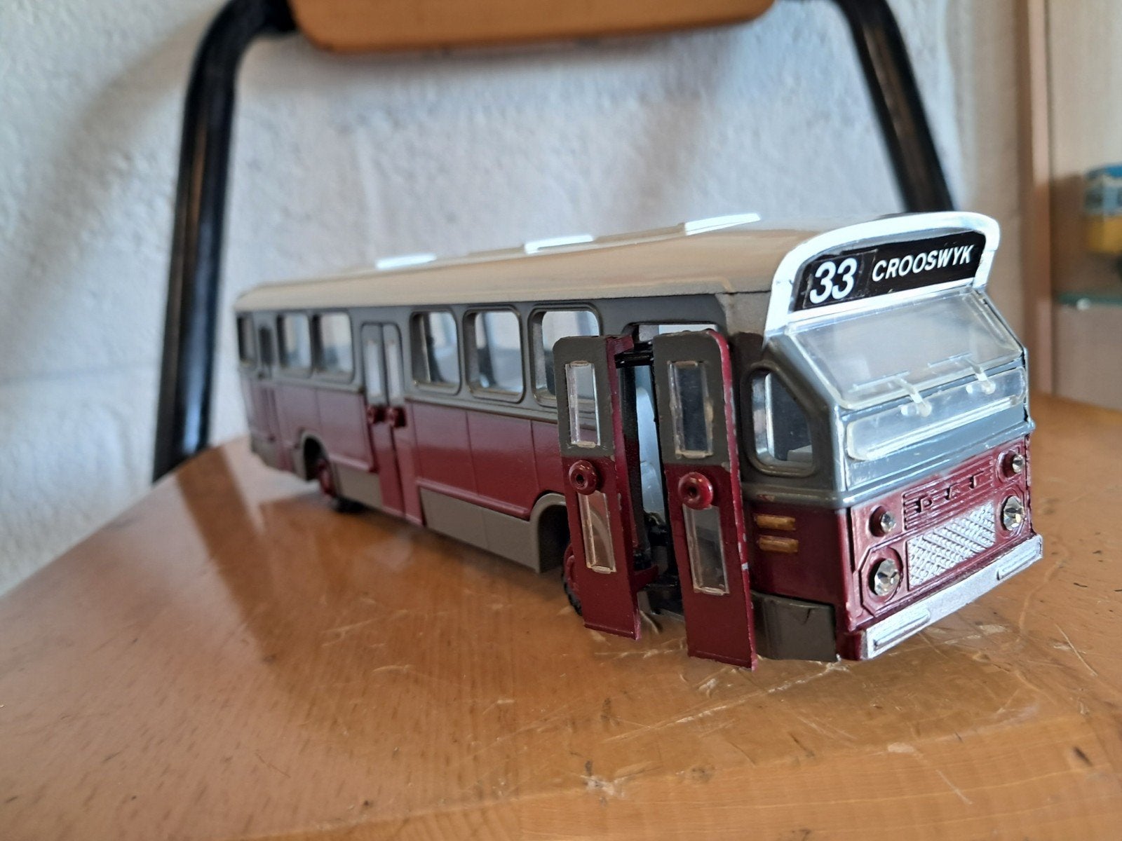 Daf Stadsbus RET.   Lion Car., Ophalen of Verzenden, Zo goed als nieuw, Bus of Vrachtwagen, Lion Toys
