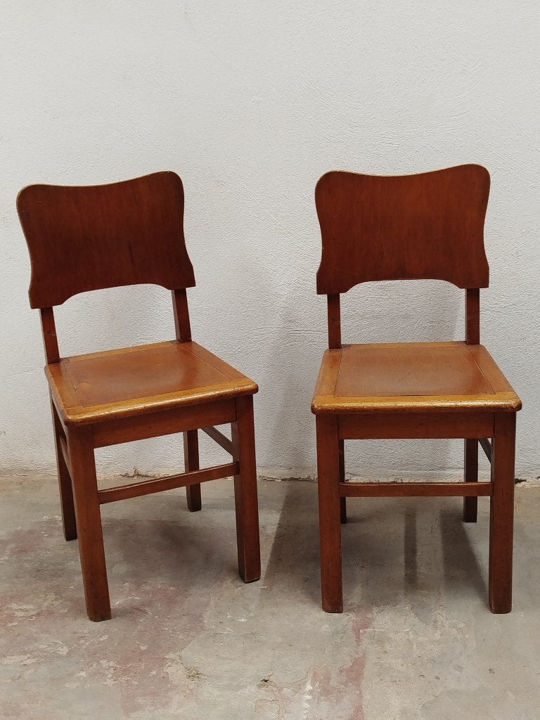 Vintage set caféstoeltjes jaren '20/30 van Luterma Estonia, Ophalen of Verzenden