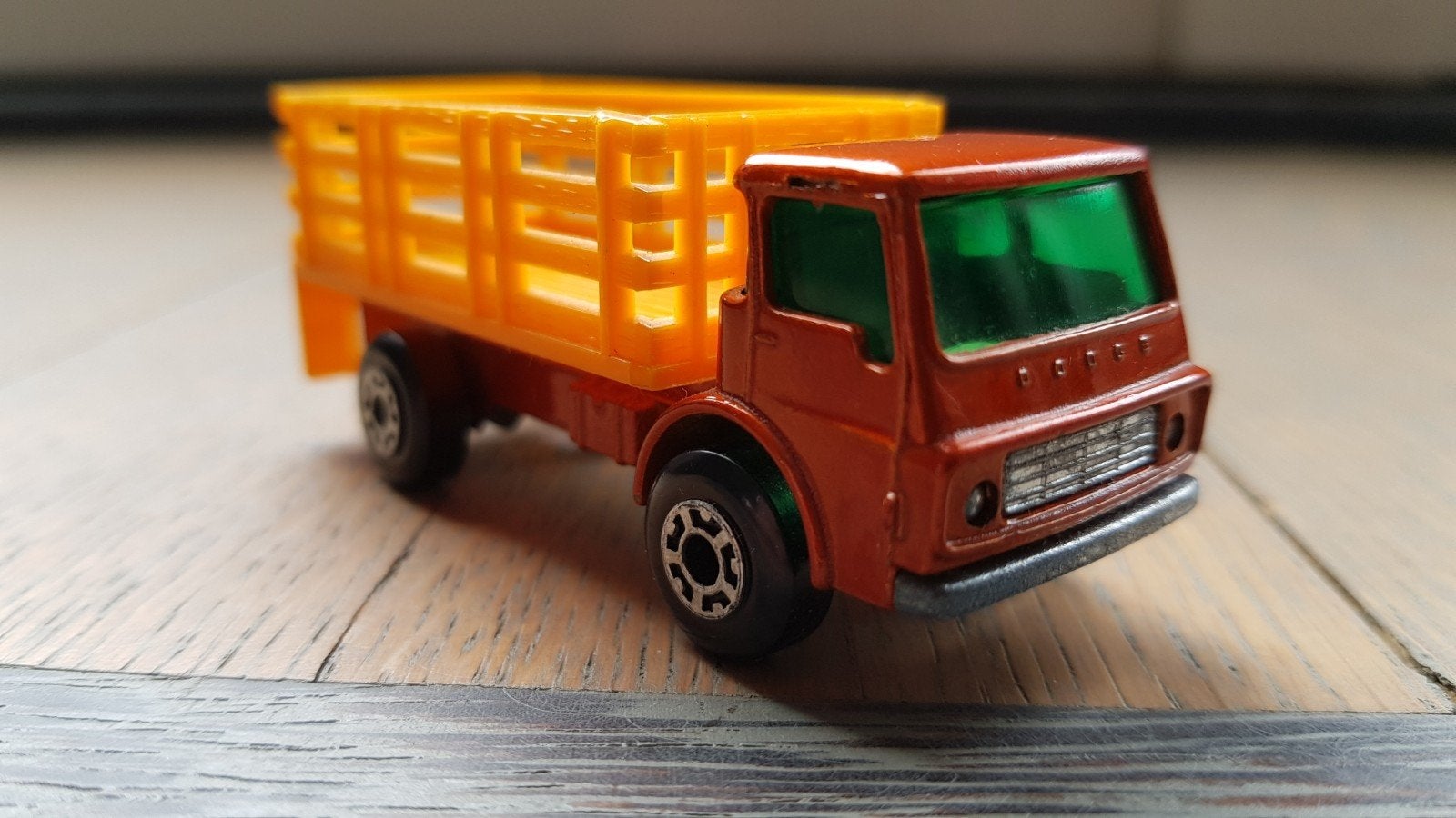 Matchbox Superfast No. 71 Dodge Cattle Truck (1976), Ophalen of Verzenden, Gebruikt, Bus of Vrachtwagen, Matchbox