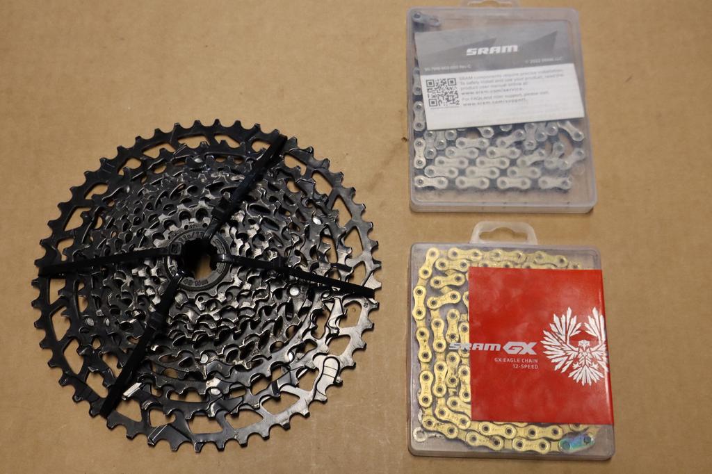 Sram NX 11-50 12s cassette incl ketting, Fietsen en Brommers, Fietsonderdelen, Ophalen, Zo goed als nieuw