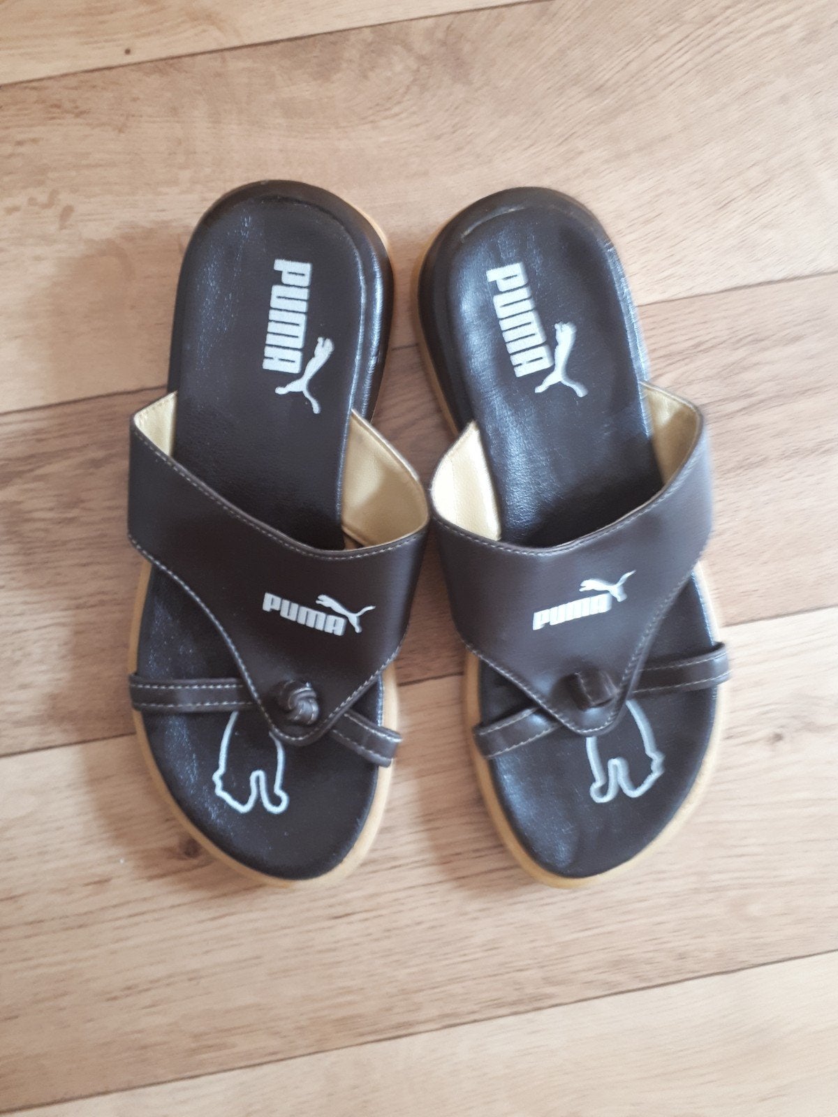 Puma slippers bruin, maat 37, Slippers, Bruin, Puma, Ophalen of Verzenden
