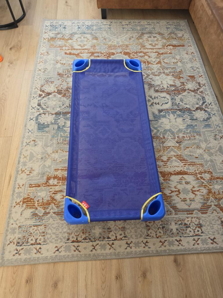 6x Rustbedjes voor gastouder of opvang - Blauw, Ophalen of Verzenden, Gebruikt, Overige typen