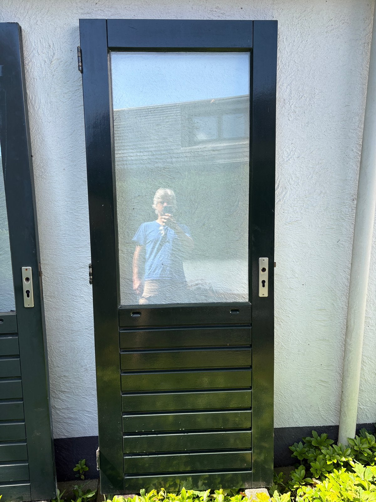 Meranti hardhouten buitendeur 820x2110/40mm, Ophalen, 80 tot 100 cm, 200 tot 215 cm, Vouwdeur