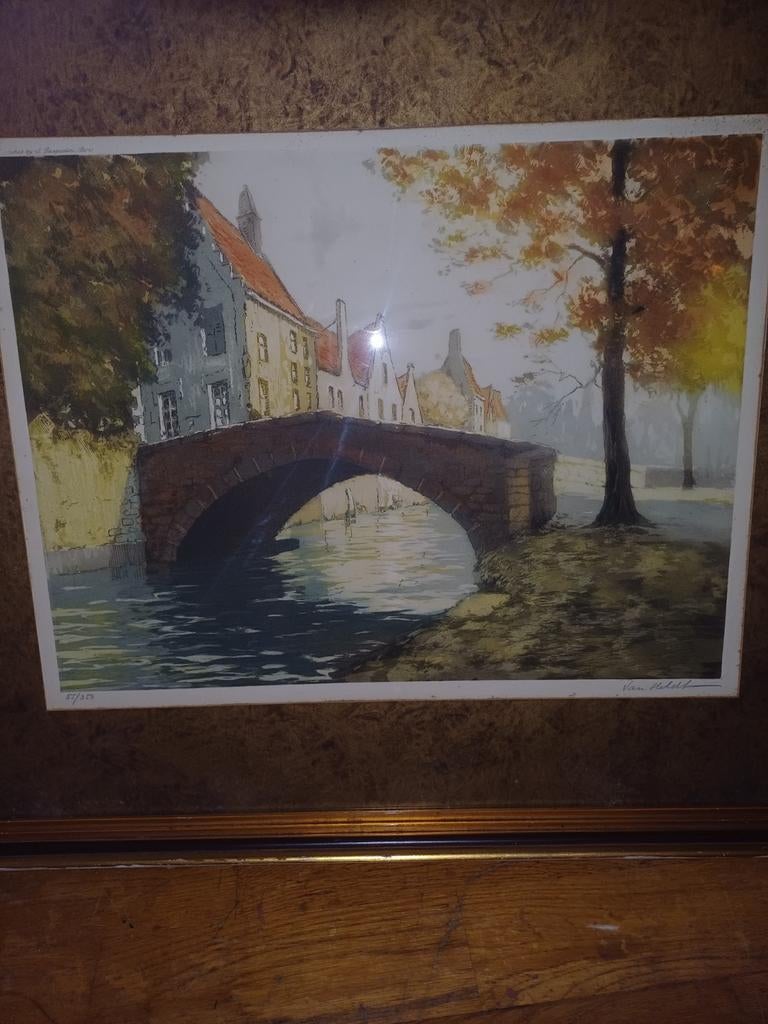 Lito van van heldt., Antiek en Kunst, Kunst | Schilderijen | Klassiek, Ophalen of Verzenden