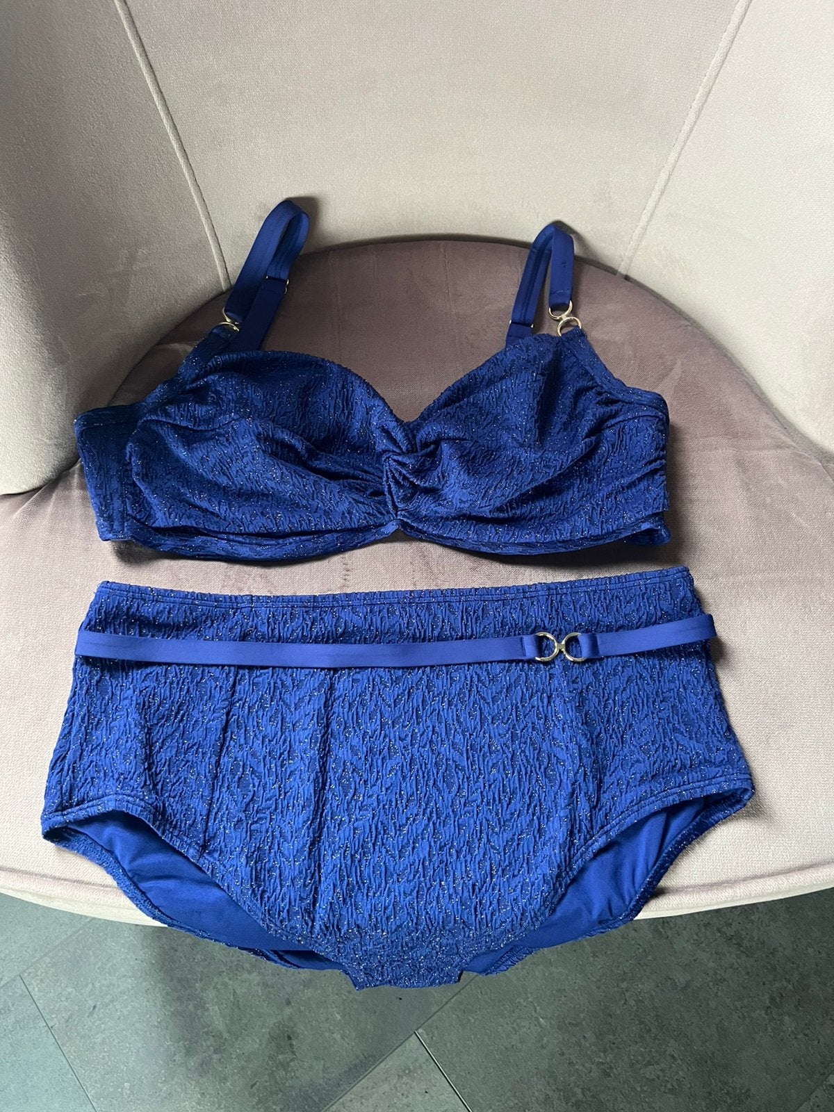 Blauwe bikini, livera, Ophalen of Verzenden, Zo goed als nieuw, Blauw, Bikini