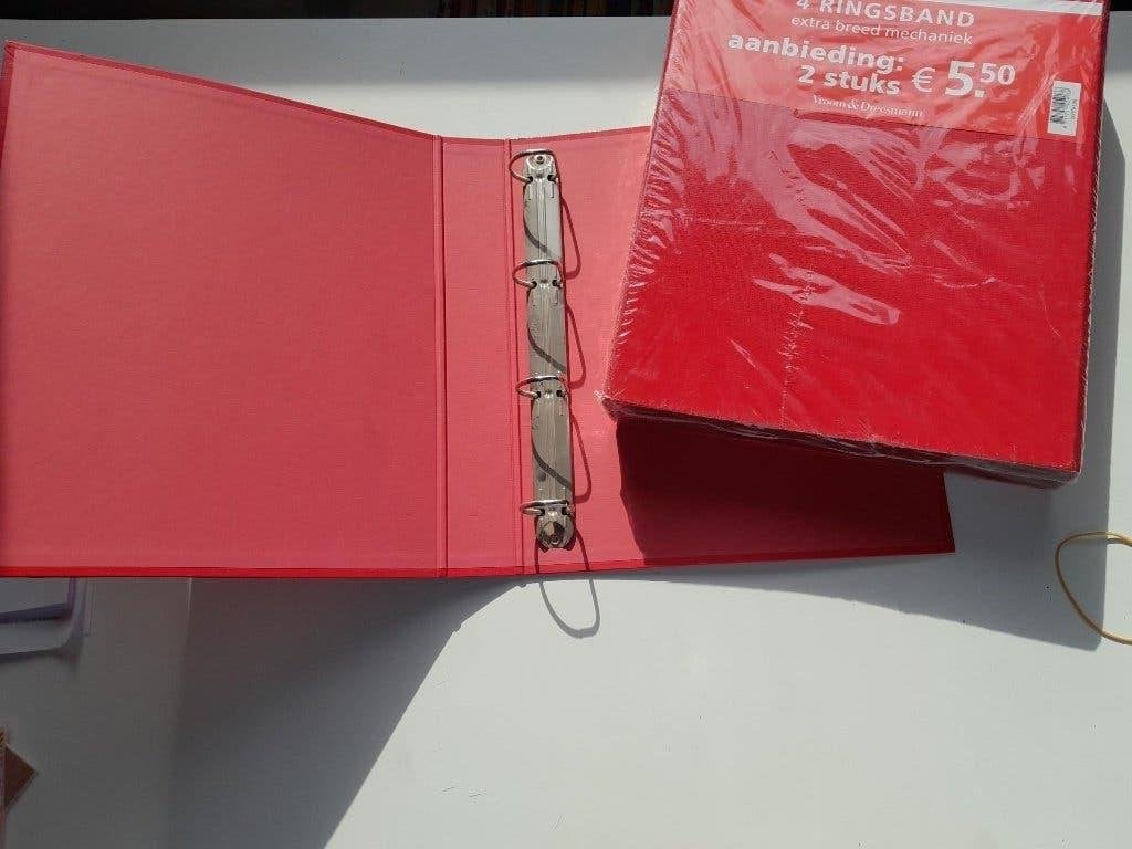 4 Ringband mappen, Diversen, Ophalen of Verzenden, Nieuw