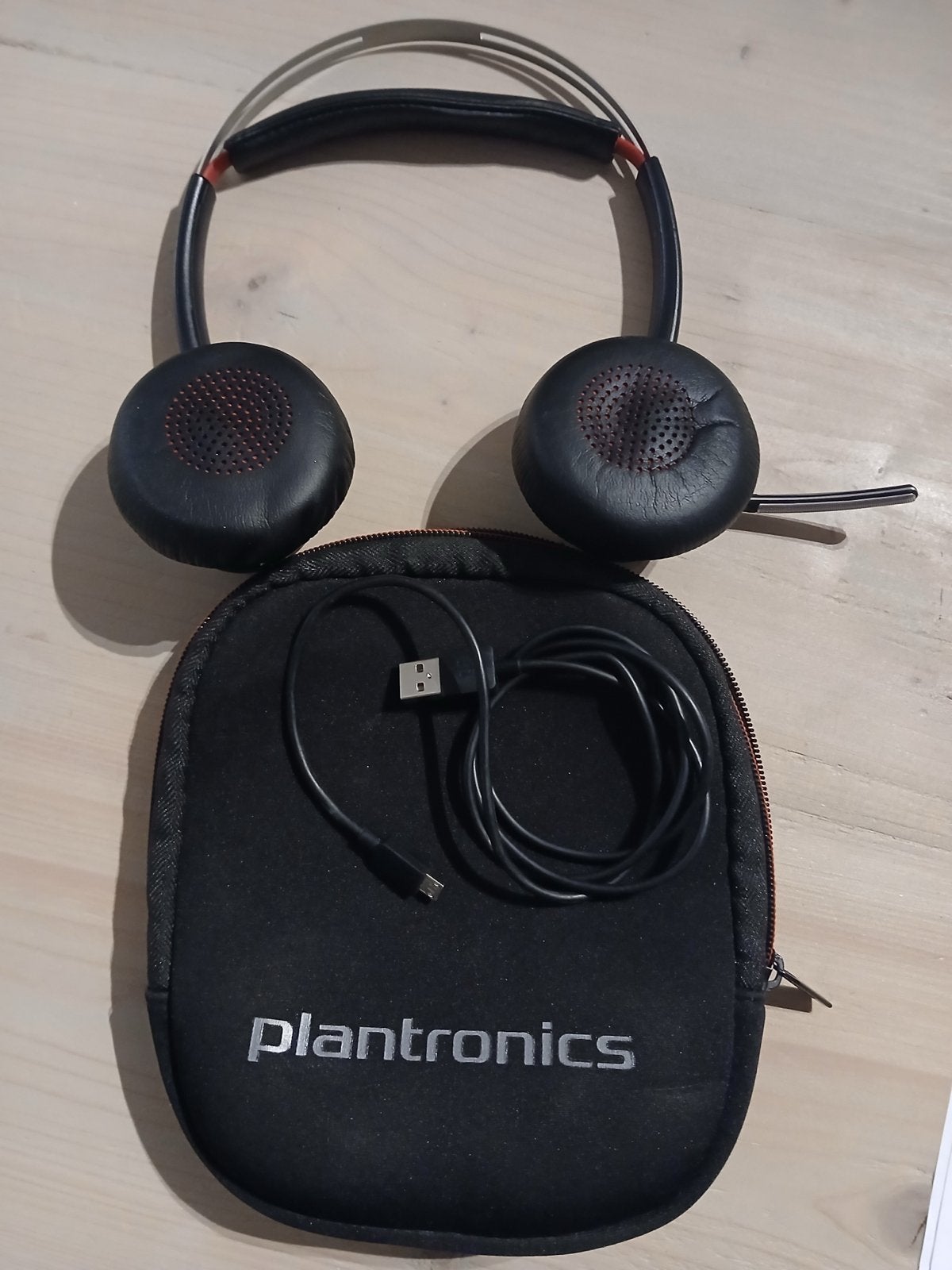 Plantronics Blackwire C5220 USB-A Headset met microfoon, Computers en Software, Headsets, Ophalen, On-ear, Zo goed als nieuw, Draadloos