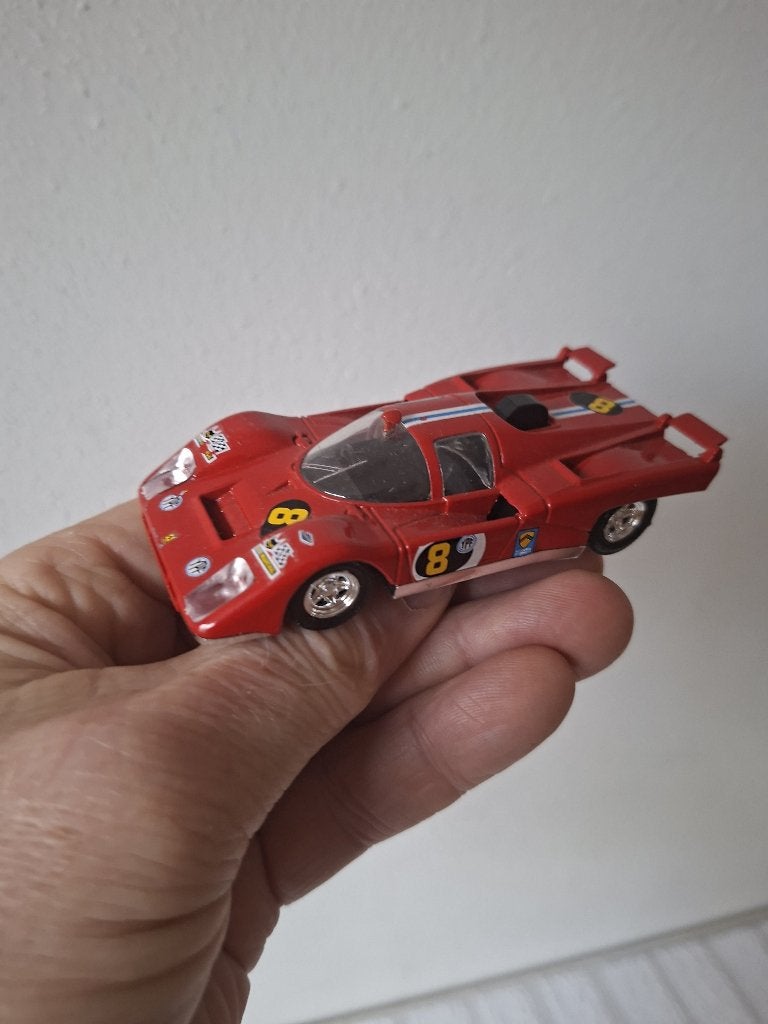 Solido Ferrari 512M Buenos Aires 1971 Startnummer 8 (1:43), Hobby en Vrije tijd, Modelauto's | 1:43, Ophalen of Verzenden, Auto